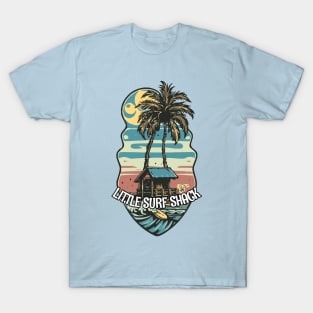 Surf Shack Vintage Retro Surfing Beach T-Shirt